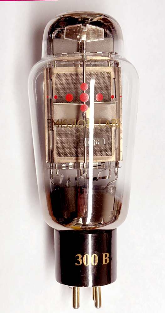 300B tube data sheet. Emission Labs.